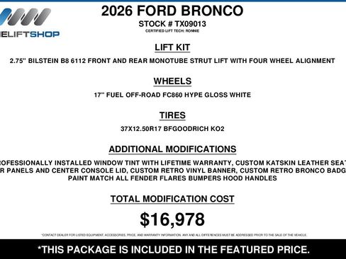 Used 2026 Ford Bronco Heritage Edition image 2