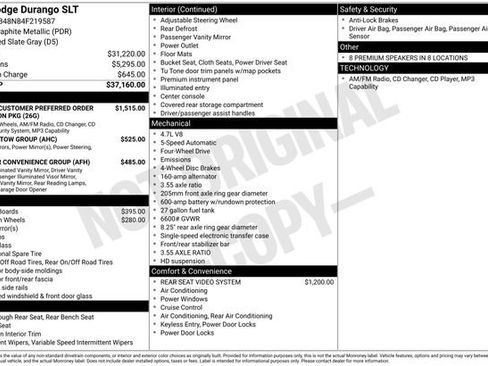 Used 2004 Dodge Durango SLT AWD/4WD image 24