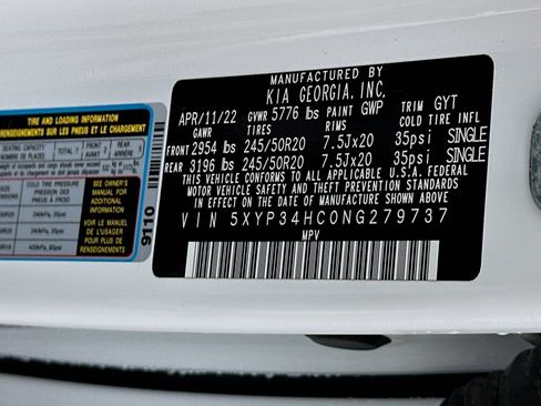 Used 2022 Kia Telluride EX w/ EX Premium Package FWD image 34