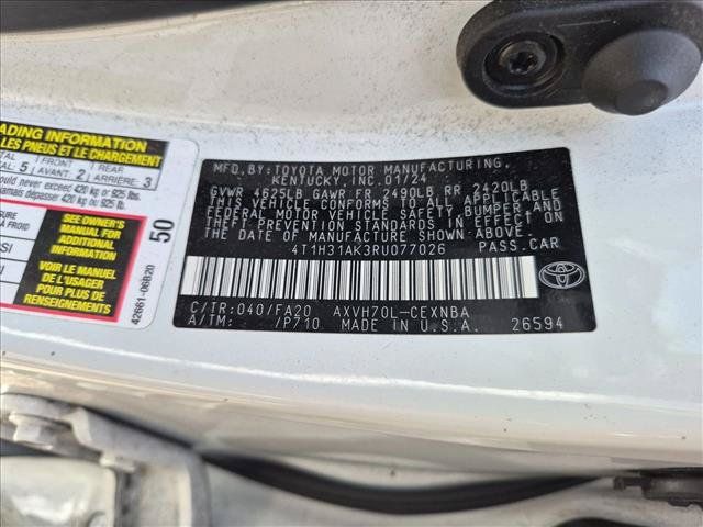 Used 2024 Toyota Camry LE w/ Audio Upgrade Package FWD image 18