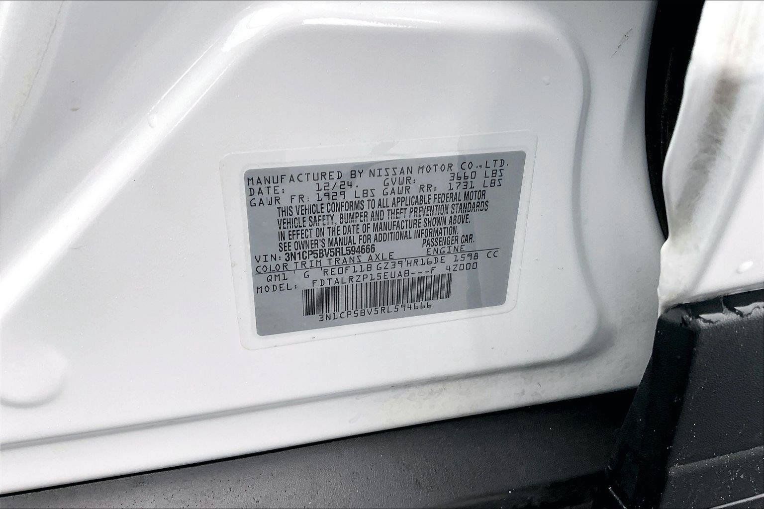 Certified 2024 Nissan Kicks S FWD image 33