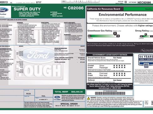 Used 2022 Ford F250 Lariat w/ Tremor Off-Road Package image 5