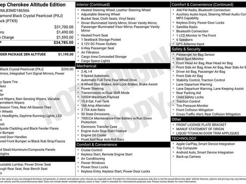 Used 2021 Jeep Cherokee Latitude Plus AWD/4WD image 24