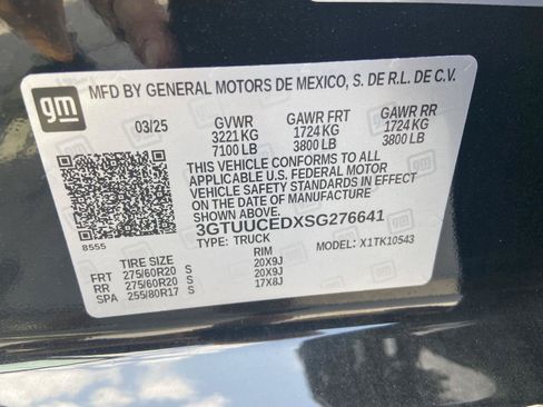 Used 2025 GMC Sierra 1500 Elevation w/ LPO, Elevation Black Package AWD/4WD image 41