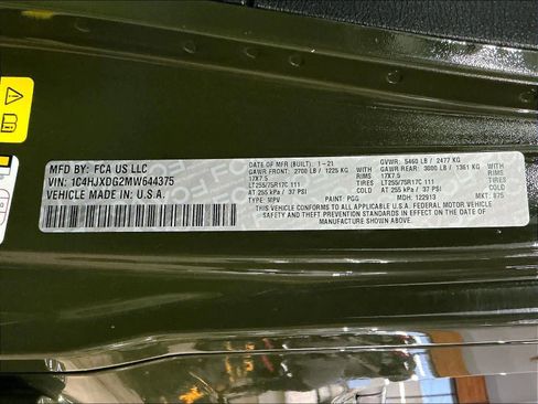 Used 2021 Jeep Wrangler Unlimited Sport image 35