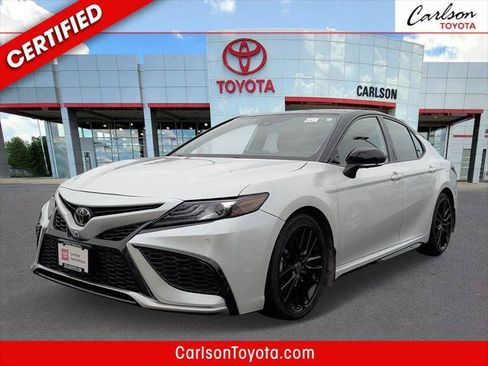 Certified 2022 Toyota Camry XSE w/ Navigation Package FWD image 1