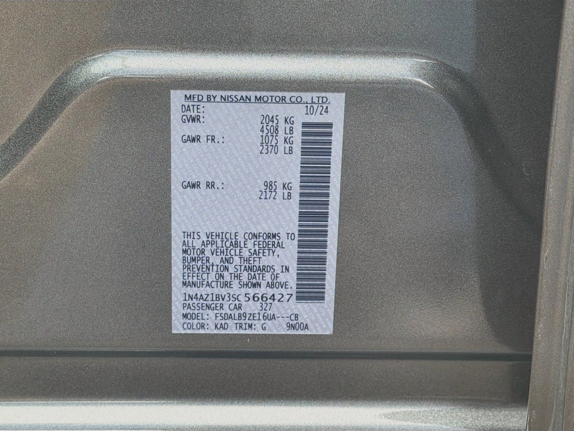 Used 2025 Nissan Leaf S FWD image 12