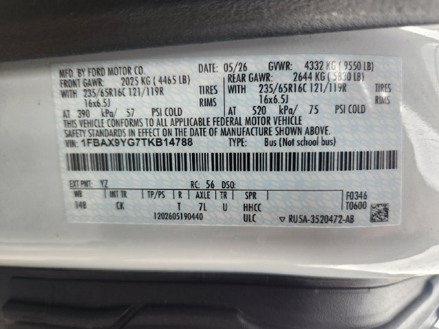 New 2026 Ford Transit 350 XLT AWD/4WD image 25