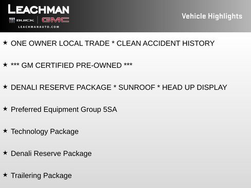 Certified 2023 GMC Sierra 1500 Denali w/ Denali Reserve Package image 2