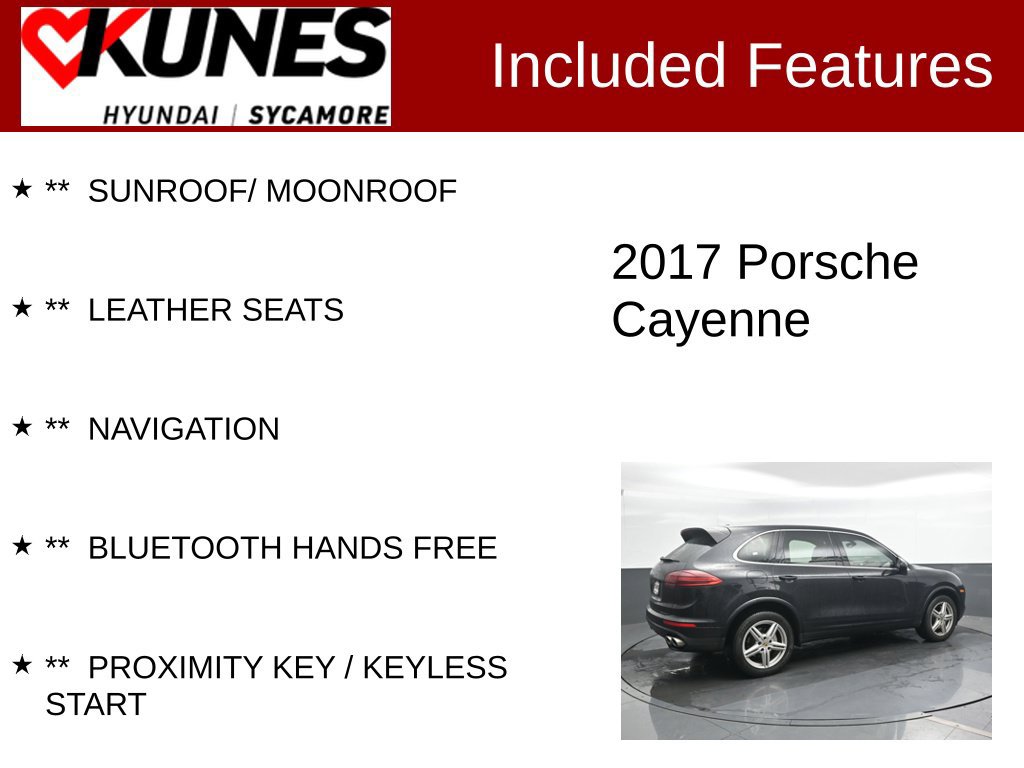 Used 2017 Porsche Cayenne S AWD/4WD image 2