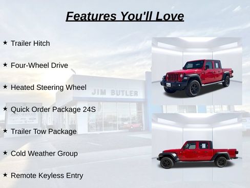 Used 2020 Jeep Gladiator Sport w/ Quick Order Package 24S AWD/4WD image 16