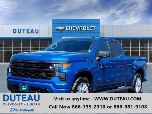 Certified 2022 Chevrolet Silverado 1500 Custom w/ LPO, Dark Essentials Package AWD/4WD image 1