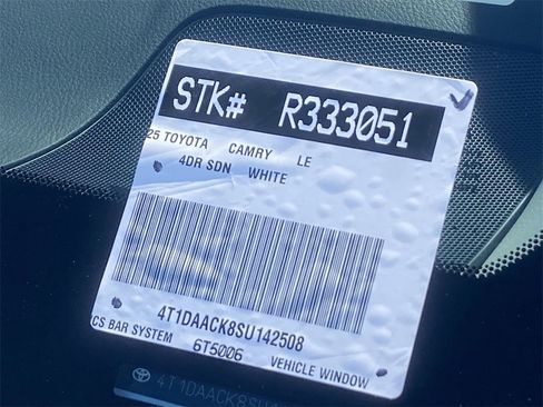 Certified 2025 Toyota Camry LE image 35