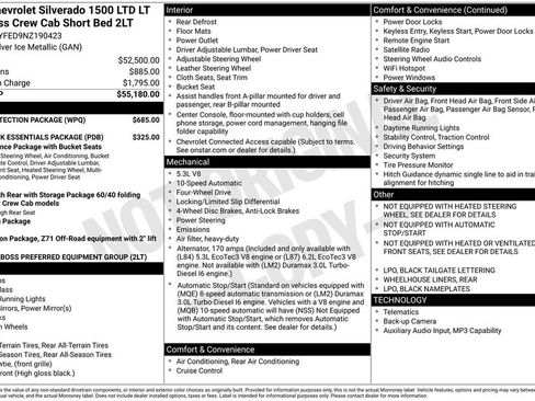 Used 2022 Chevrolet Silverado 1500 LT Trail Boss w/ Bed Protection Package image 39