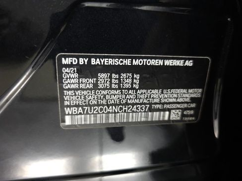 Used 2022 BMW 750i xDrive w/ Executive Package AWD/4WD image 41