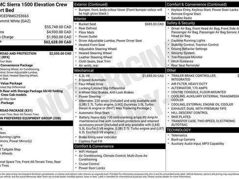 Used 2021 GMC Sierra 1500 Elevation AWD/4WD image 53