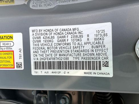 New 2026 Honda Civic Sport Touring image 21