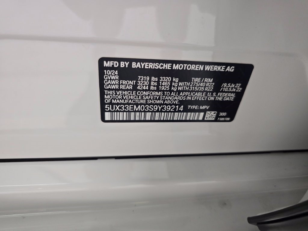 Used 2025 BMW X7 M60i w/ Executive Package AWD/4WD image 16