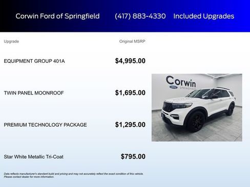 Used 2022 Ford Explorer ST w/ Equipment Group 401A image 6