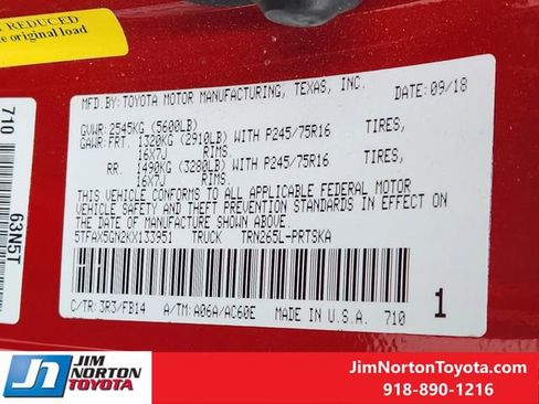 Used 2019 Toyota Tacoma SR image 33