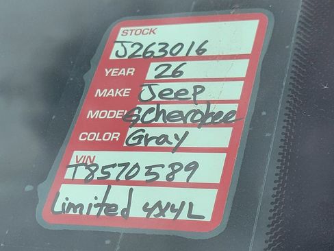 New 2026 Jeep Grand Cherokee L Limited w/ Limited Altitude Package image 26