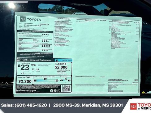 New 2025 Toyota Tacoma SR5 image 12