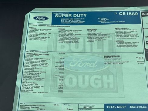 New 2026 Ford F350 XLT w/ FX4 Off-Road Package image 15