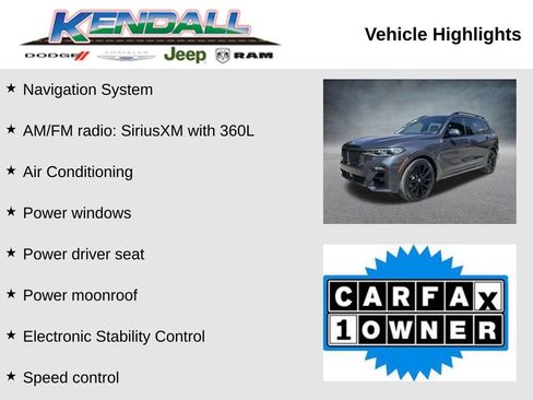 Used 2021 BMW X7 M50i AWD/4WD image 3