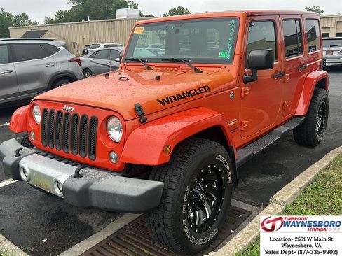 Used 2015 Jeep Wrangler Unlimited Sahara w/ Trailer Tow Group AWD/4WD image 1