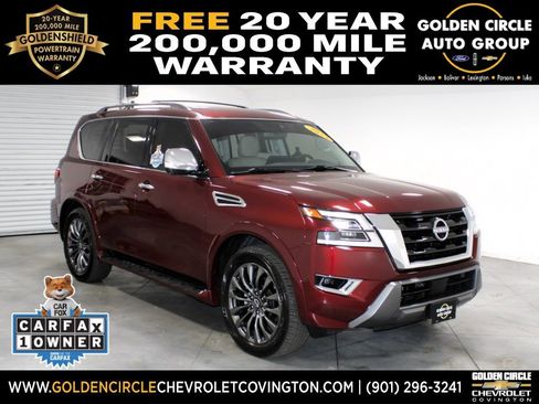 Used 2024 Nissan Armada Platinum w/ Captain's Chairs Package image 1