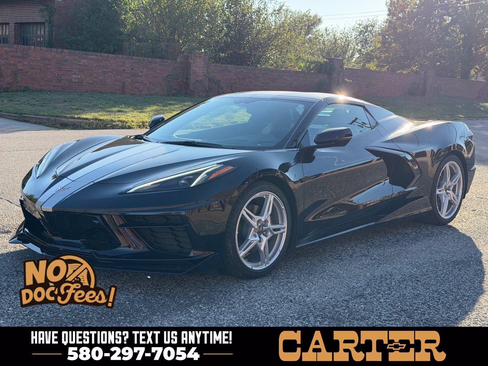 Used 2021 Chevrolet Corvette Stingray Preferred Conv w/ Chrome Exterior Badge Package RWD image 5