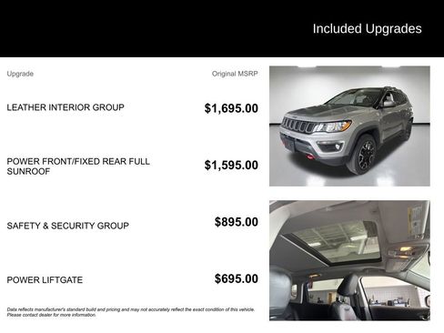 Used 2019 Jeep Compass Trailhawk w/ Leather Interior Group AWD/4WD image 7