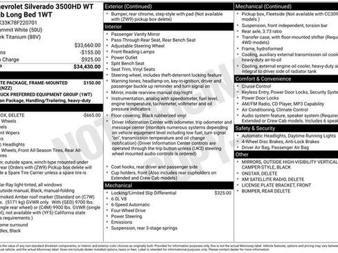 Used 2008 Chevrolet Silverado 3500 W/T image 4