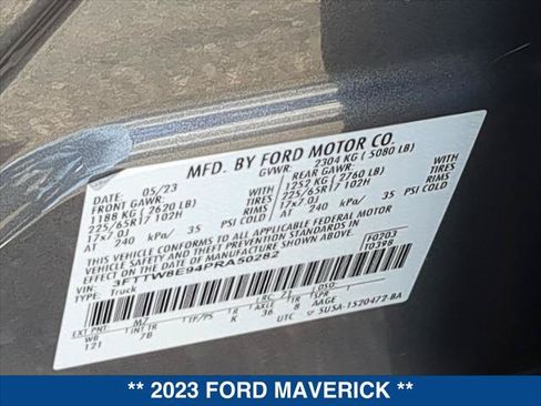 Used 2023 Ford Maverick XLT w/ XLT Luxury Package FWD image 24