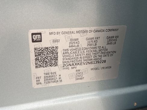 Used 2022 Chevrolet Equinox LT image 11