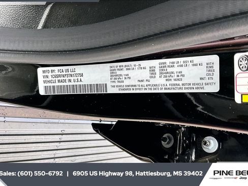 New 2026 RAM 1500 Tungsten w/ Off Road Group image 7