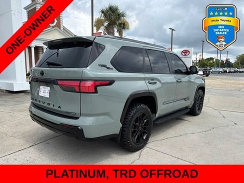 Certified 2025 Toyota Sequoia Platinum w/ TRD Off-Road Package AWD/4WD image 5