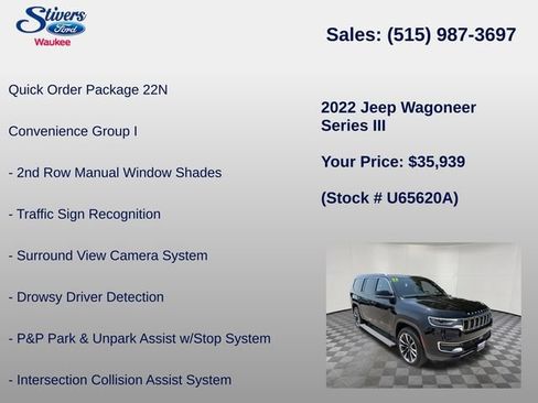 Used 2022 Jeep Wagoneer Series III w/ Premium Group I AWD/4WD image 8