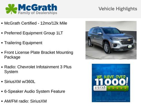 Used 2023 Chevrolet Traverse LT AWD/4WD image 5
