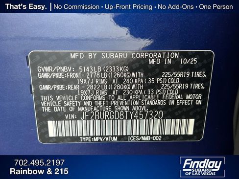 New 2026 Subaru Outback Limited XT image 34