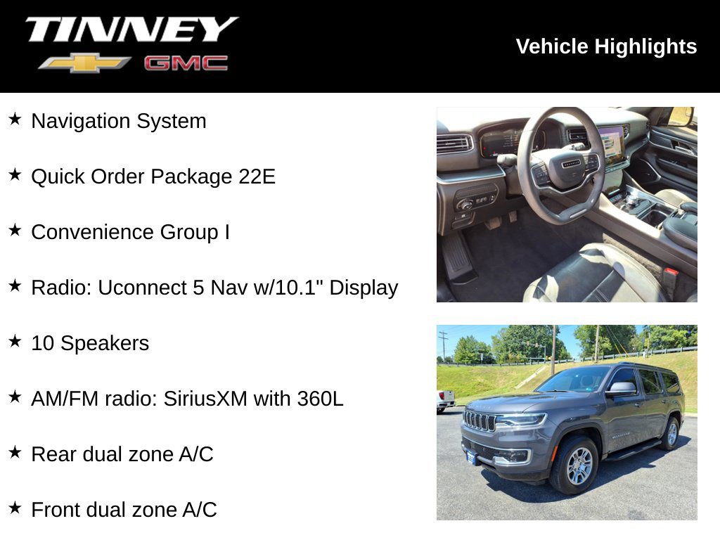Used 2022 Jeep Wagoneer Series I w/ Convenience Group I AWD/4WD image 6