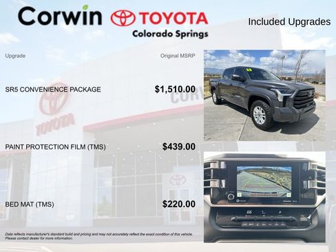 Used 2023 Toyota Tundra SR5 w/ SR5 Convenience Package AWD/4WD image 4
