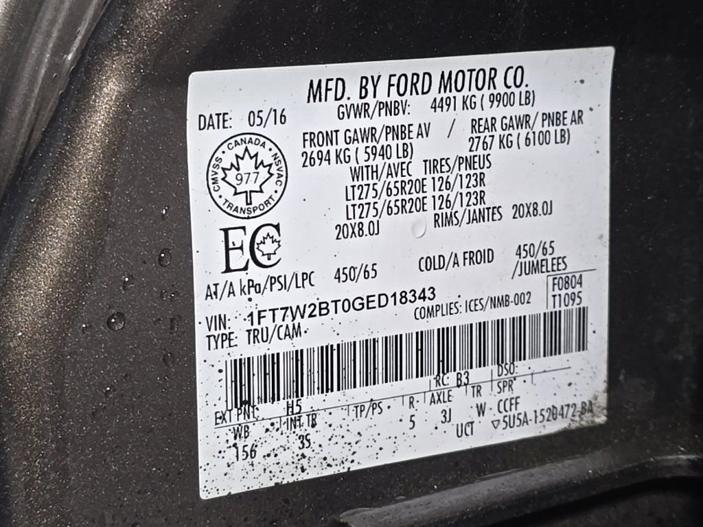 Used 2016 Ford F250 XLT w/ Snow Plow Prep Package AWD/4WD image 15