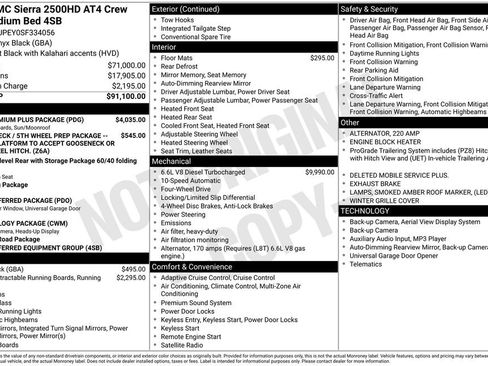 Used 2025 GMC Sierra 2500 AT4 w/ AT4 Premium Plus Package AWD/4WD image 89