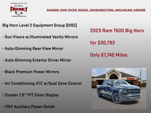 Used 2023 RAM 1500 Big Horn AWD/4WD image 10