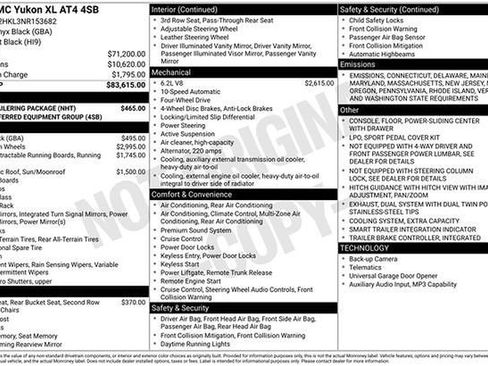 Used 2022 GMC Yukon XL AT4 w/ Max Trailering Package image 12