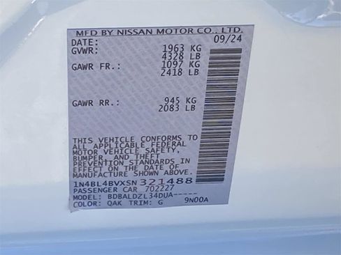 Certified 2025 Nissan Altima 2.5 S image 41