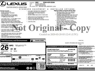 Used 2020 Lexus ES 350 w/ Premium Package FWD video 2