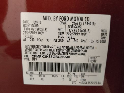 Used 2016 Ford Edge Titanium w/ Technology Package FWD image 33