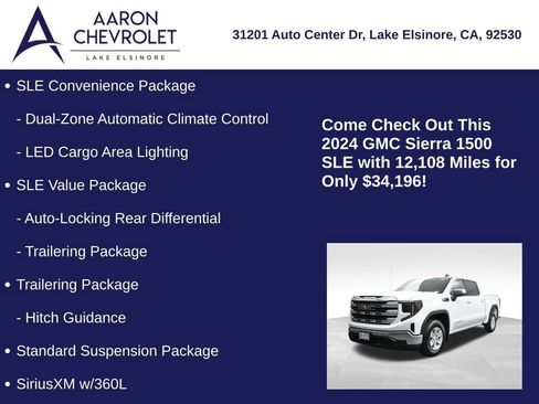 Used 2024 GMC Sierra 1500 SLE RWD image 20